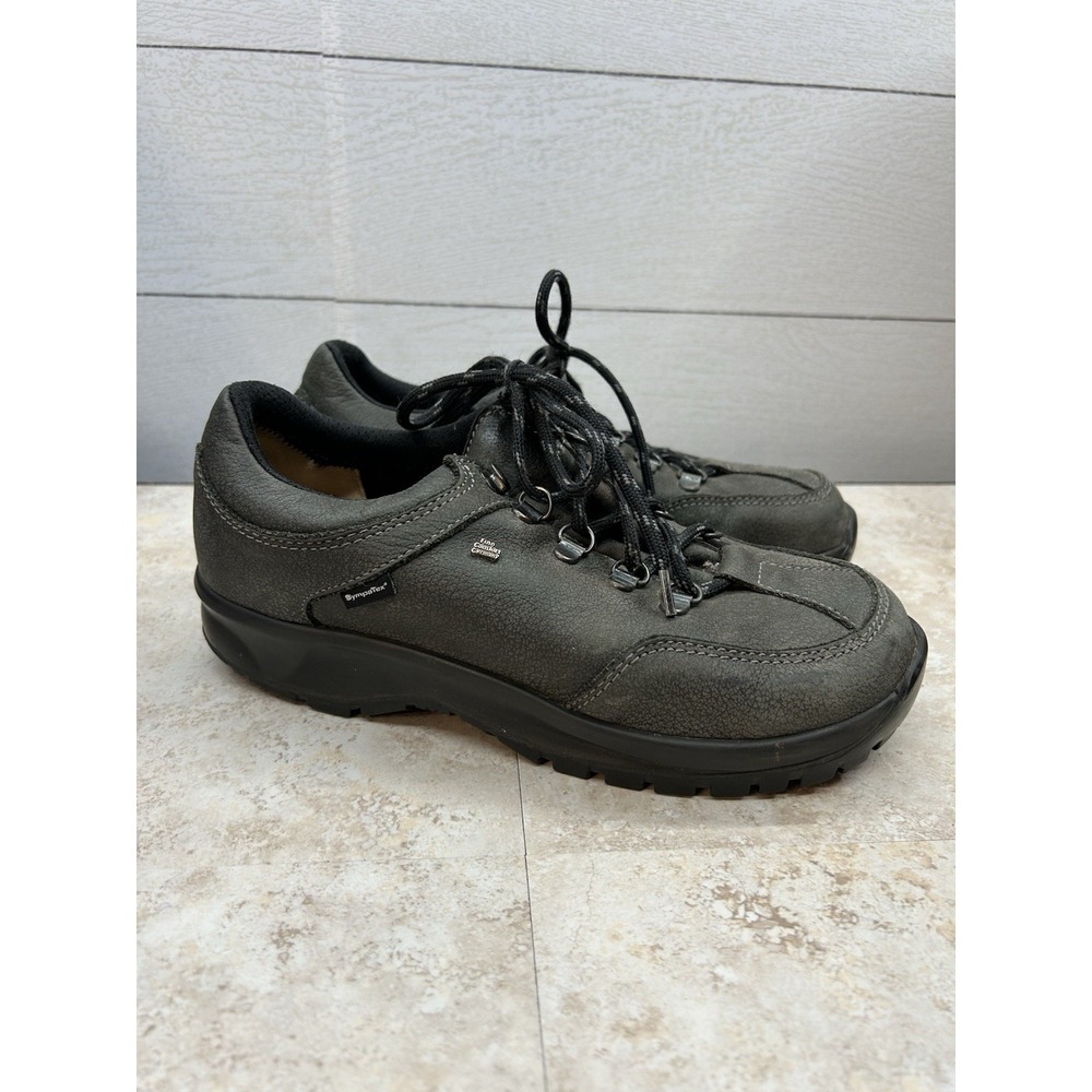 Finn Comfort Murnau Lace-Up Low-Top Nubuck‎ Leather Hiking Shoes Women Size 5